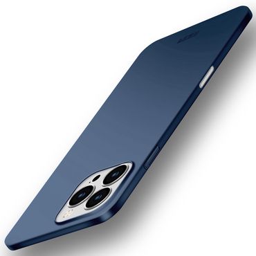 MOFI Hard Cover für Apple iPhone 16 PRO ultradünne PC Handyhülle Matte Frosted, Farbe: Blau