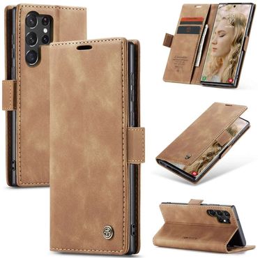CASEME Handy Tasche für Samsung Galaxy S23 ULTRA Wallet 013 Series Hülle Etui
