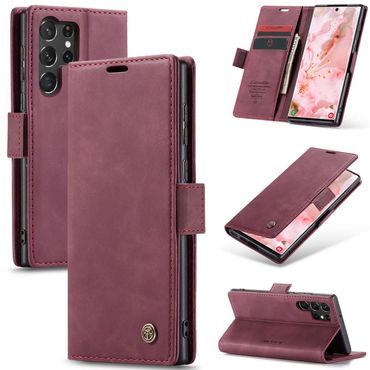 CASEME Handy Tasche für Samsung Galaxy S23 ULTRA Wallet 013 Series Hülle Etui