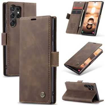 CASEME Handy Tasche für Samsung Galaxy S23 ULTRA Wallet 013 Series Hülle Etui