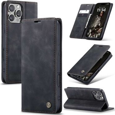 CASEME Handy Tasche für Apple iPhone 16 PRO Wallet 013 Series Hülle Klapp Etui