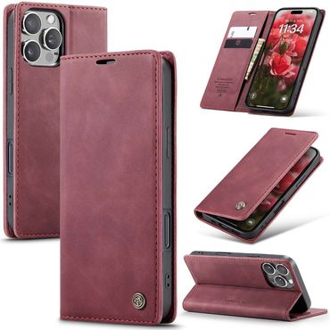 CASEME Handy Tasche für Apple iPhone 16 PRO MAX Wallet 013 Series Hülle Etui