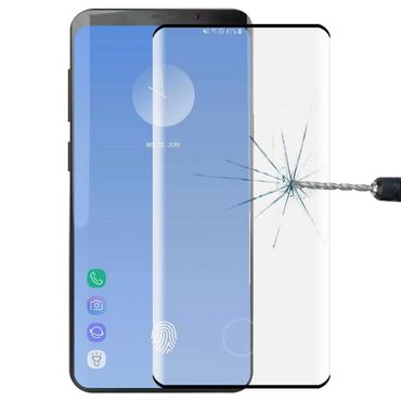 Schutzglas für Samsung Galaxy S10 PLUS Full Cover Curved Tempered Glass Folie
