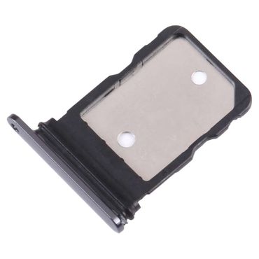 Sim Tray für Google Pixel 7a Karten Halter Fach Schlitten Slot Adapter Holder, Farbe: Schwarz