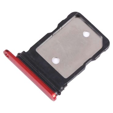 Sim Tray für Google Pixel 7a Karten Halter Fach Schlitten Slot Adapter Holder, Farbe: Rot