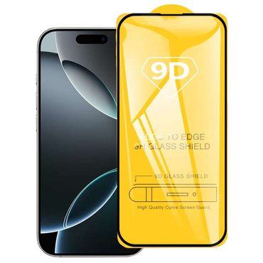 Schutzglas für Apple iPhone 16 PRO Full Cover Tempered Glass Schutzfolie Film