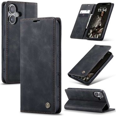 CASEME Handy Tasche für Apple iPhone 16 PLUS Wallet 013 Series Hülle Klapp Etui