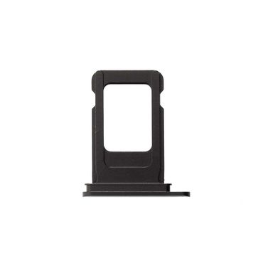 Sim Tray für Apple iPhone 11 Karten Halter Fach Schlitten Slot Adapter Holder, Farbe: Schwarz