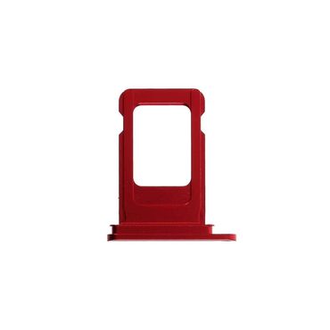 Sim Tray für Apple iPhone 11 Karten Halter Fach Schlitten Slot Adapter Holder, Farbe: Rot
