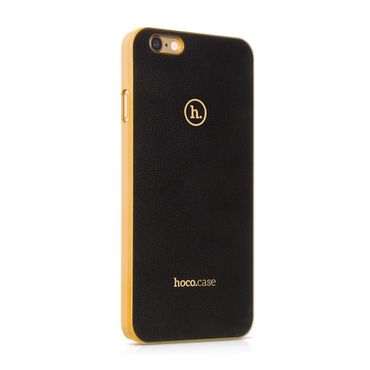 HOCO Hard Case für Apple iPhone 6 6S The One Electroplating, Farbe: Gold/Schwarz