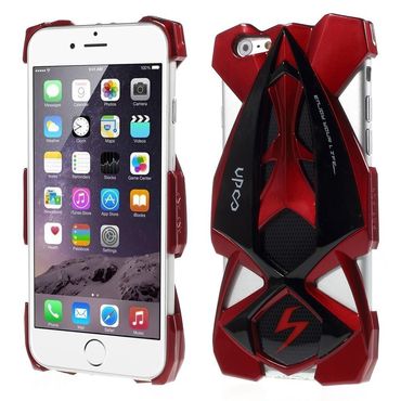 Hard Case für Apple iPhone 6 6S Racing Car 3D Auto Sportwagen, Farbe: Rot