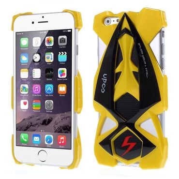 Hard Case für Apple iPhone 6 6S Racing Car 3D Auto Sportwagen, Farbe: Gelb