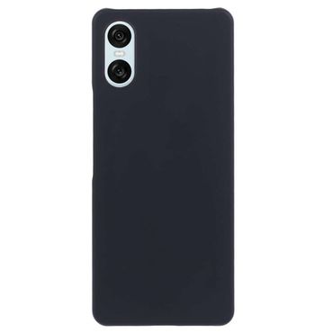 Hard Cover für Sony Xperia 10 VI Rubberized Polycarbonat Handy Hülle Matt Case, Farbe: Schwarz
