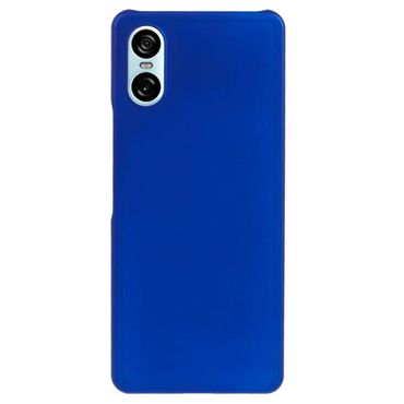 Hard Cover für Sony Xperia 10 VI Rubberized Polycarbonat Handy Hülle Matt Case, Farbe: Blau