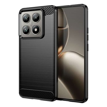 TPU Hülle für Xiaomi 14T 14T PRO Carbon Fiber Skin Brushed Schutzcover Soft Case