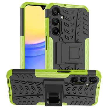 Outdoor Hülle für Samsung Galaxy A16 Tire Rutschfest Kickstand PC TPU Cover Case