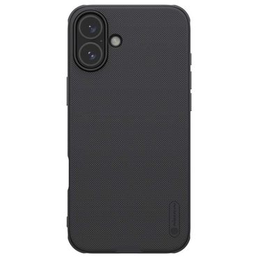 NILLKIN Hard Cover für Apple iPhone 16 Super Frosted Pro Case Matte Schutz Hülle, Farbe: Schwarz