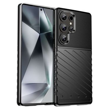 TPU Hülle für Samsung Galaxy S25 ULTRA Thunder Series Grip Twill Case Rutschfest