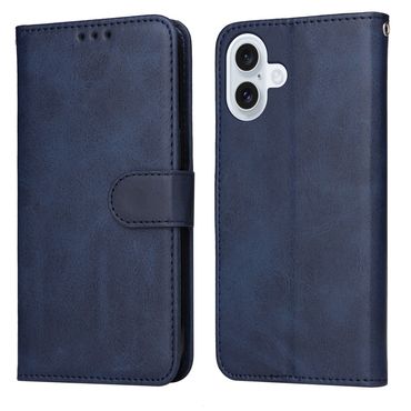 Handy Tasche für Apple iPhone 17 Wallet Magnet Klappetui Hülle Kartenfach Case, Farbe: Blau