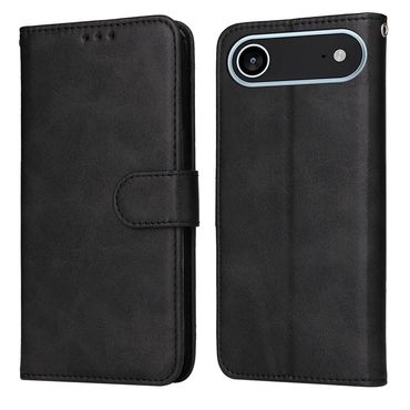 Handy Tasche für Apple iPhone AIR Wallet Magnet Klappetui Schutzhülle Book Case, Farbe: Schwarz