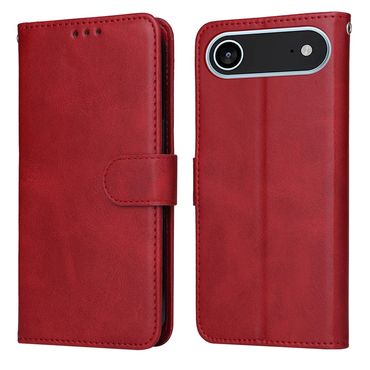Handy Tasche für Apple iPhone AIR Wallet Magnet Klappetui Schutzhülle Book Case, Farbe: Rot