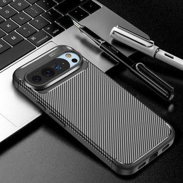 TPU Hülle für Google Pixel 10 | 10 PRO Carbon Fiber Muster Shockproof Cover Case