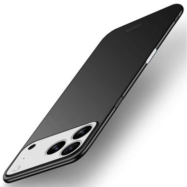 MOFI Hard Cover für Apple iPhone 17 PRO ultradünne PC Handyhülle Matte Frosted, Farbe: Schwarz