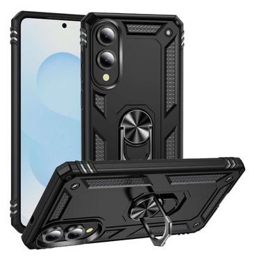 Outdoor Hülle für Samsung Galaxy S25 EDGE TPU PC Hybrid Ringhalter Cover Case