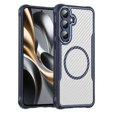 Hybrid Hülle für Samsung Galaxy S25 FE Carbon MagSafe Shockproof PC Handy Cover