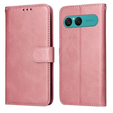 Handy Tasche für Sony Xperia 10 VII Wallet Magnet Klappetui Schutzhülle Case, Farbe: Rosa