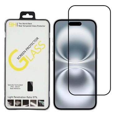 Schutzglas für Apple iPhone 17 Full Cover Full Glue Tempered Glass Schutz Folie