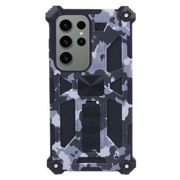 Outdoor Hülle für Samsung Galaxy S25 ULTRA Camouflage Shockproof PC Schutzcover