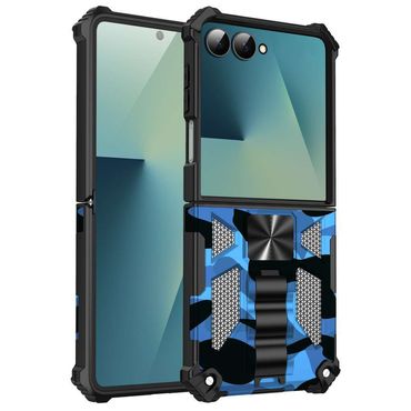 Outdoor Hülle für Samsung Galaxy Z Flip7 Camouflage Shockproof PC Schutzcover