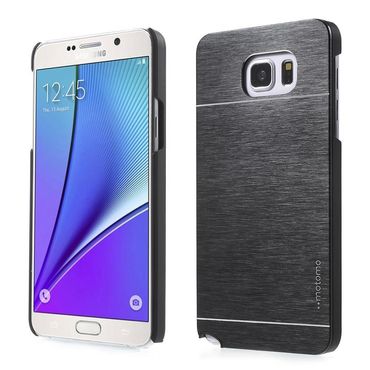 Motomo Hard Case für Samsung Galaxy Note 5 Aluminium Brushed