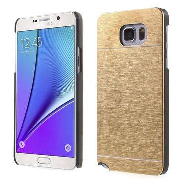 Motomo Hard Case für Samsung Galaxy Note 5 Aluminium Brushed