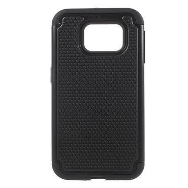 Outdoor Case für Samsung Galaxy S6 Edge G925 Silikon Hybrid Football Grain