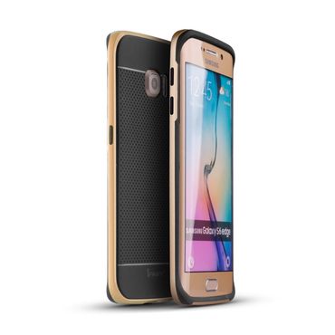 IPAKY TPU Case für Samsung Galaxy S6 Edge G925 Hybrid PC Frame