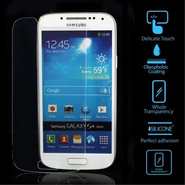 Samsung Galaxy S4 Mini I9190 I9195 Schutzglas Schutzfolie Tempered 0,25mm 9H