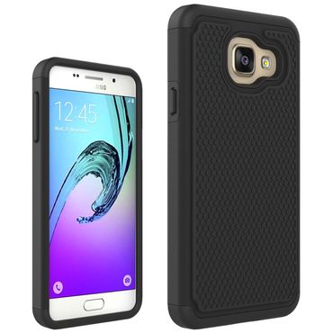 Outdoor Case für Samsung Galaxy A3 A310F (2016) Silikon Hybrid Football Grain