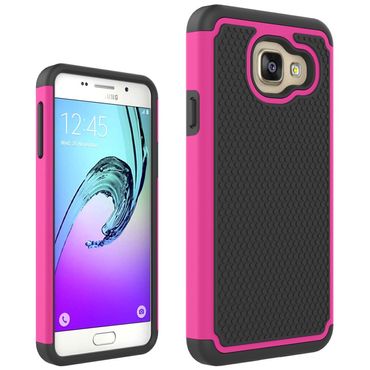Outdoor Case für Samsung Galaxy A3 A310F (2016) Silikon Hybrid Football Grain