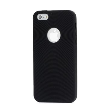 Silikon Case für Apple iPhone SE 5 5S Soft Swirling Kreis Muster