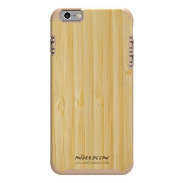 NILLKIN Hard Case für Apple iPhone 6 6S Bamboo Echt Bambus, Farbe: Gold