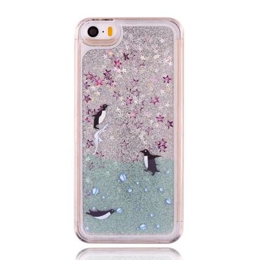 Hard Case für Apple iPhone SE 5 5S Dynamic Flash Stern Pulver Glitter Bling
