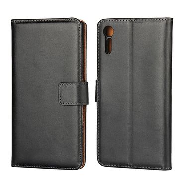 Wallet Case für Sony Xperia XZ XZs Genuine Split Echt Leder