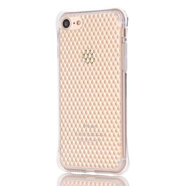 TPU Case für Apple iPhone 8 7 SE 2020 Shock proof Diamond Shape, Farbe: Transparent