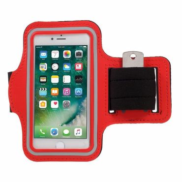 Jogging Sport Armband für Apple iPhone 8 7 6 6S Gym, Farbe: Rot