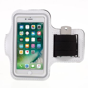 Jogging Sport Armband für Apple iPhone 8 7 6 6S Gym, Farbe: Weiß