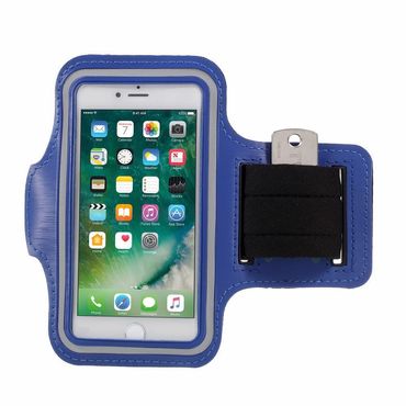 Jogging Sport Armband für Apple iPhone 8 7 6 6S Gym, Farbe: Blau