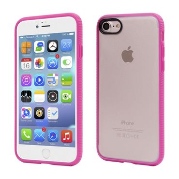 Hard Case für Apple iPhone 8 7 SE 2020 PC TPU Shock Protection Matt, Farbe: Rosa