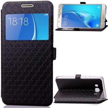 Wallet Case für Samsung Galaxy J5 J510 (2016) Rhombus Window View